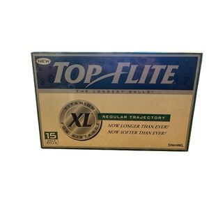 Top Flight XL Golf Balls 15 Ball Count - Regular Trajectory 15 Balls New Sealed
